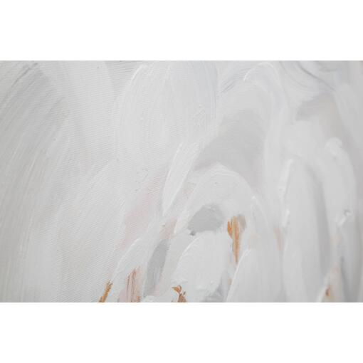 slika bijeli Cvijet - A, 90x3.7x90 cm