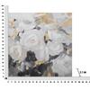 slika bijeli Cvijet - B, 90x3.7x90 cm