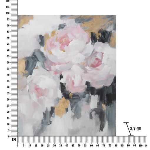 slika roza Flowy, 80x3.7x100 cm