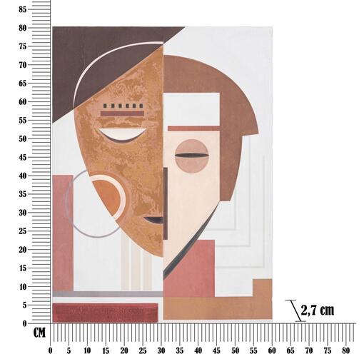 slika Etno lice, 60x2.7x80 cm