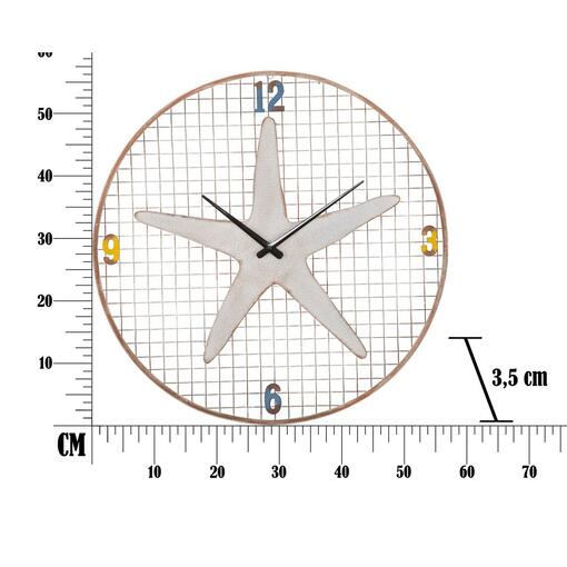 zidni sat Morska zvijezda, ø 57x3.5 cm