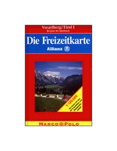 VORARLBERG / TIROL I - Auto karta ( Bregenz bis Innsbruck ),