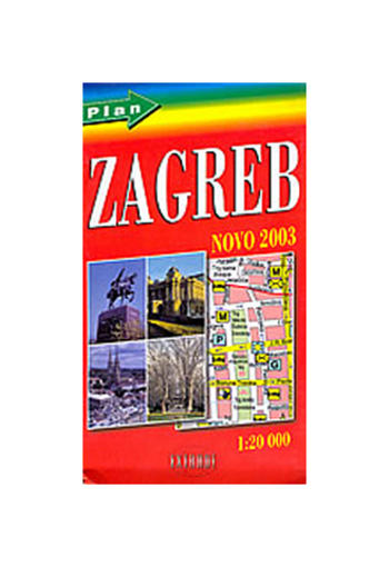 ZAGREB - plan grada 2003 (1:20 000),