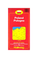  POLAND / POLEN - road map / strassenkarte, 