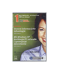  ECDL PAKET 1 - osnove informacijske tehnologije / MS Windows / MS Word / MS Excel (multimedijski, interaktivni CD za učenje), 