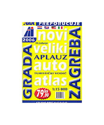 ZAGREB - Auto atlas (1:15 000),