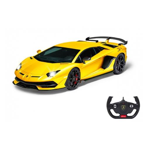 auto na daljinsko upravljanje Lamborghini Aventador SVJ, žuti 1:14