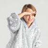 SoftHug Dječji hoodie pokrivač/deka s rukavima, zvijezde