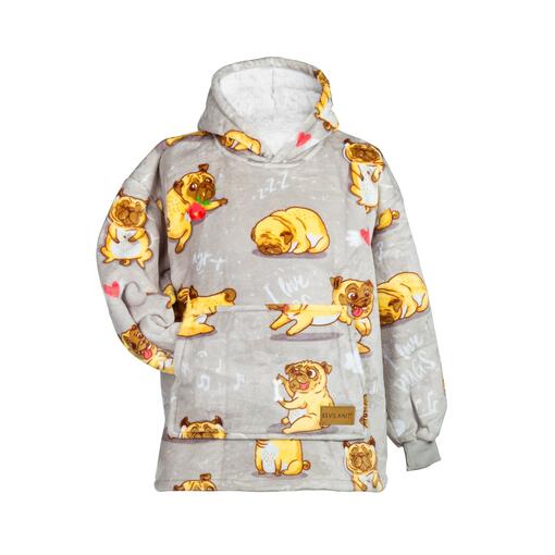 SoftHug Dječji hoodie pokrivač/deka s rukavima, pas