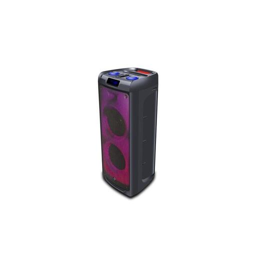 karaoke Flame BT SPK5350, 100W, disco ef, baterija, daljin, bež. mikrofon