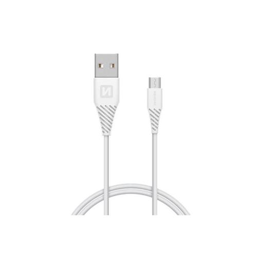 kabel USB/microUSB, 1.5m, microUSB priključak 6.5mm, bijeli