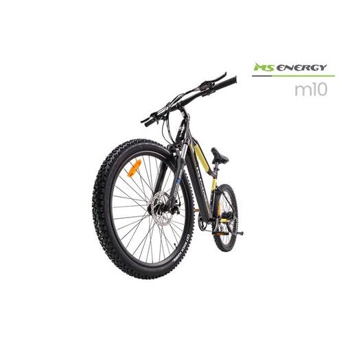 bicikl eBike m10  + kaciga MSH-05 black + Spiralni lokot SL-10