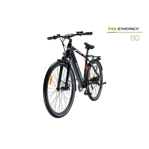 bicikl eBike t10  + kaciga MSH-05 black + Spiralni lokot SL-10