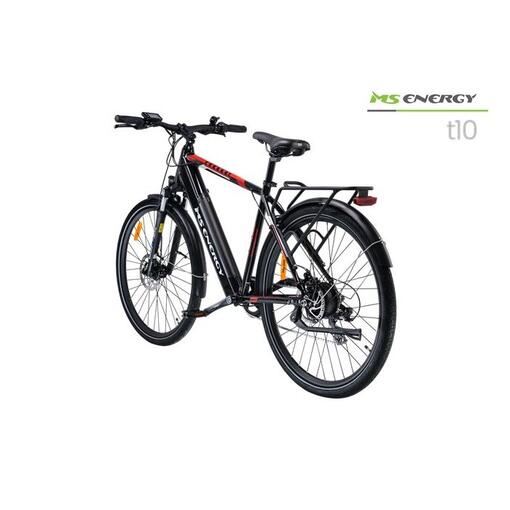 bicikl eBike t10  + kaciga MSH-05 black + Spiralni lokot SL-10
