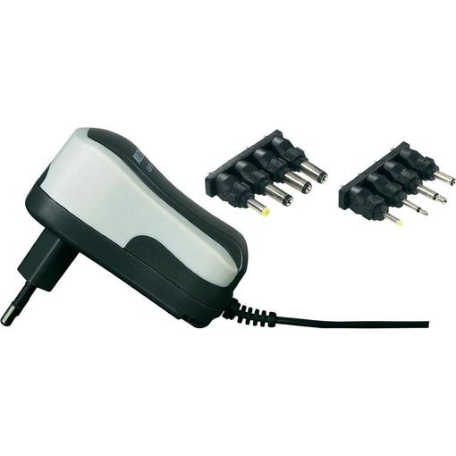 Strujni mrežni adapter, podesivi  USPS-600 3 V/DC, 4.5 V/DC, 5 V/DC, 6 V/DC, 7.5 V/DC, 9 V/DC, 12 V/DC 600 mA