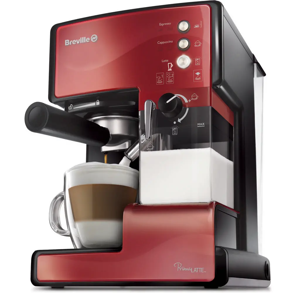 Breville aparat za espresso Prima Latte VCF046X01, crveni image