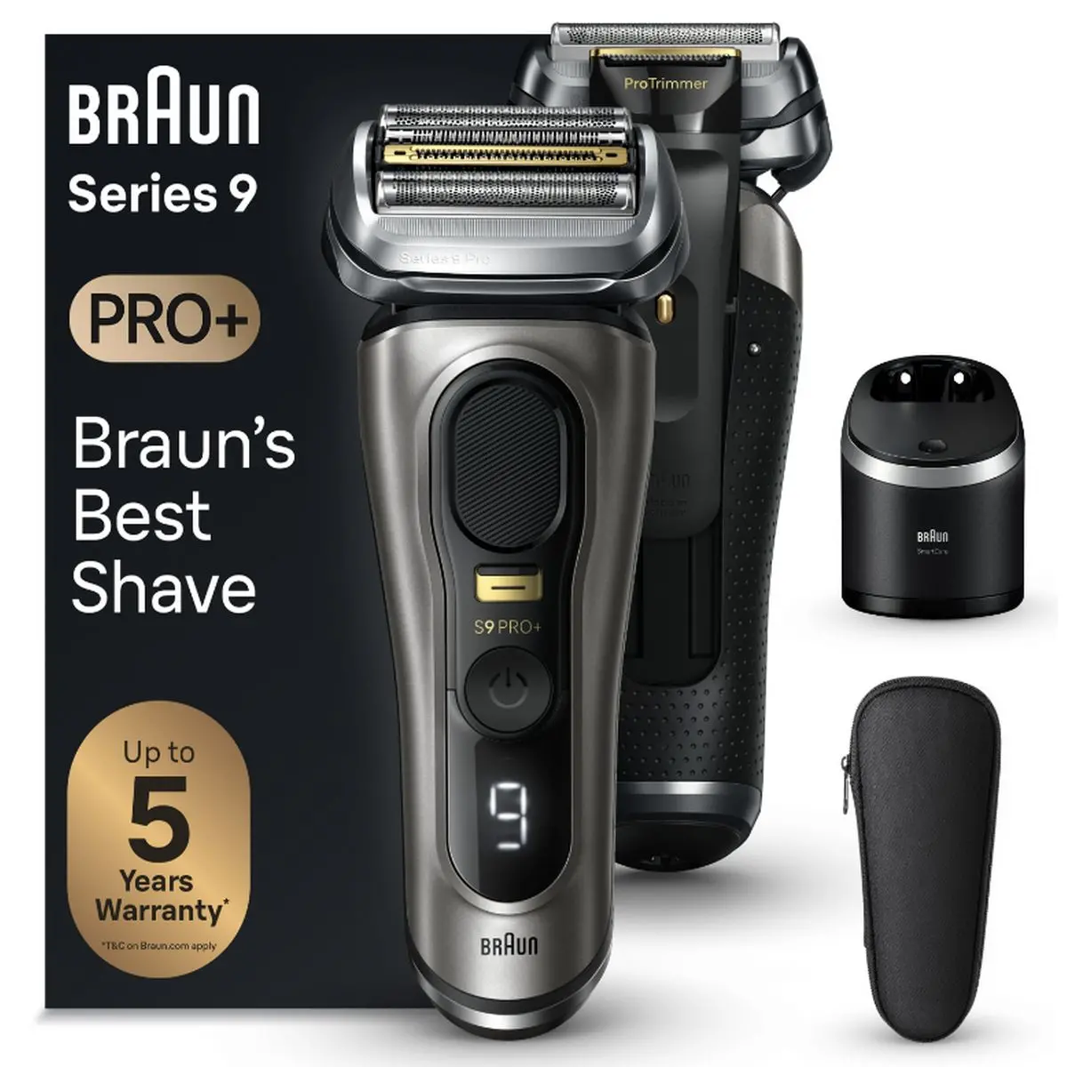 Braun Series 9 PRO+ 9565cc brijaći aparat 6u1 SmartCare Center – grafitno sivi image